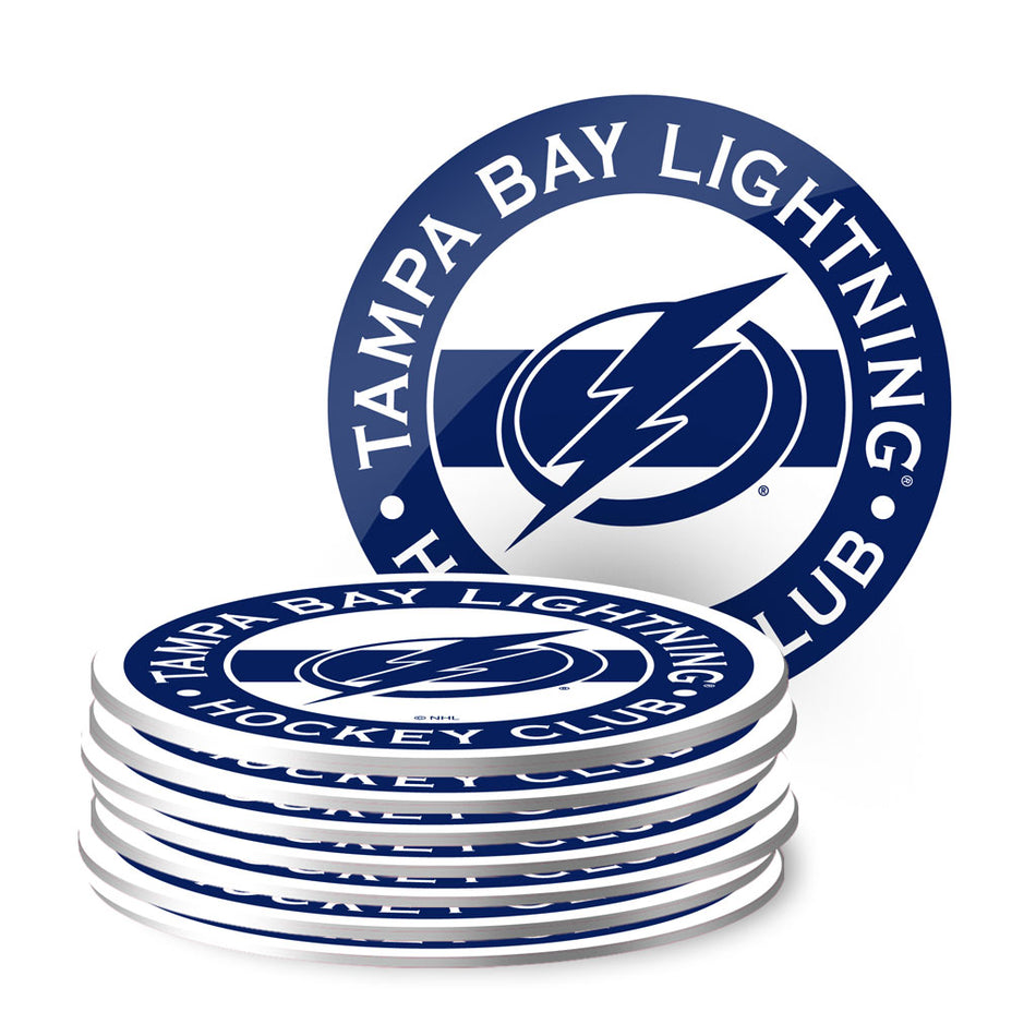 Tampa Bay Lightning Coasters - 8 Pack Set