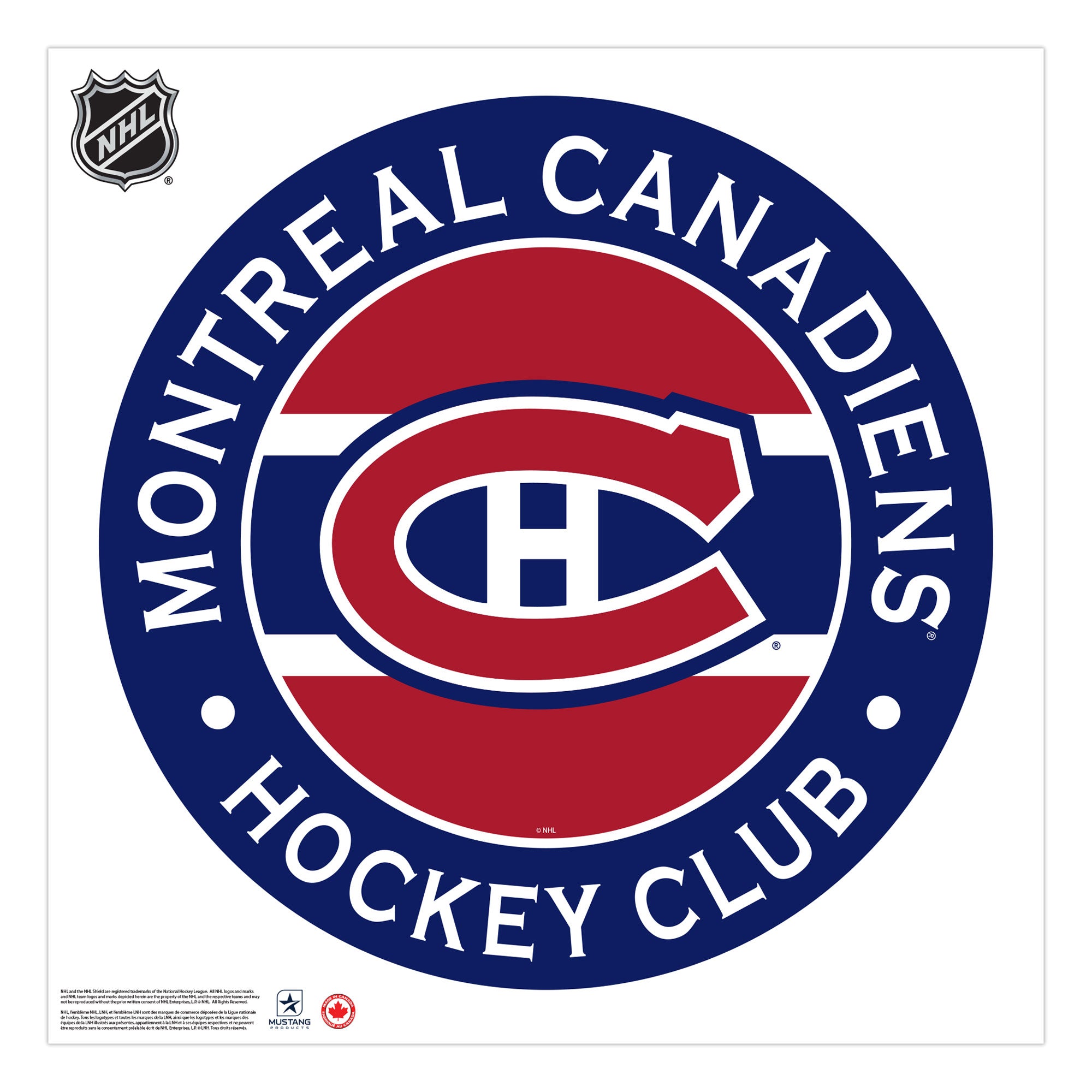 Team Canada Hockey Logo Vinyl Decal Sticker – For Car Window, Wall, Cornhole Boards