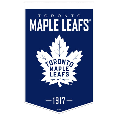 Toronto Maple Leafs™ 15" x 24" Sublimated Felt Team Banner - Sports Decor