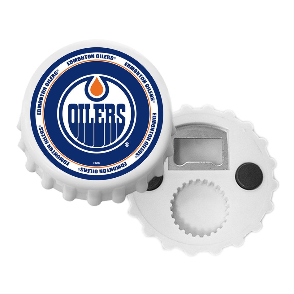 Edmonton Oilers Bottle Opener | Magnetic Bottle Cap