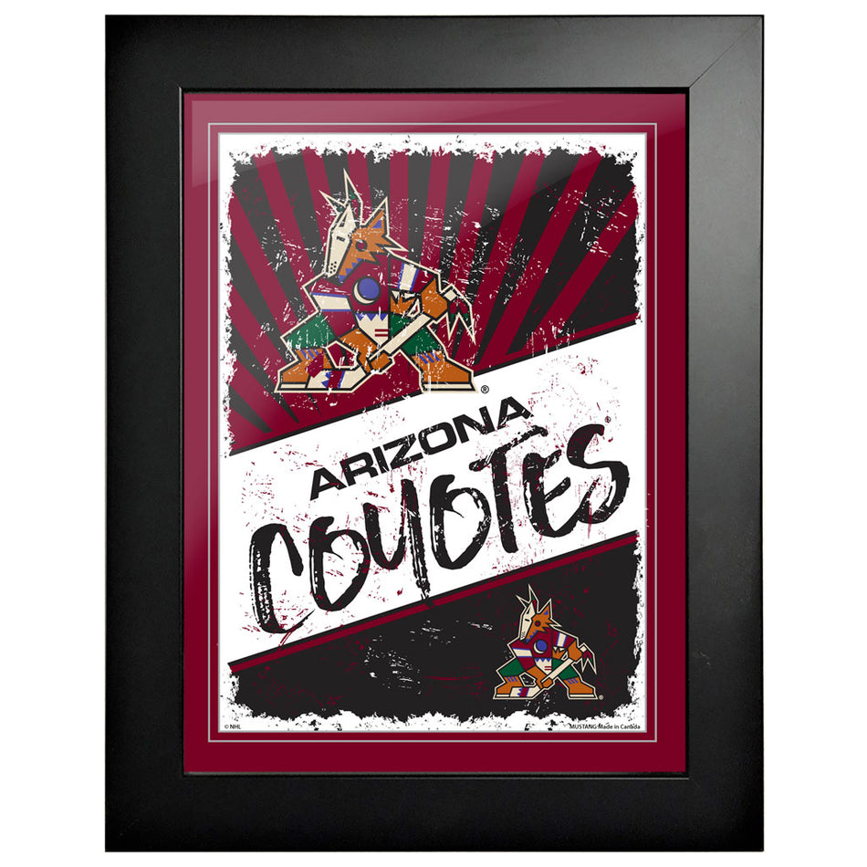 Arizona Coyotes 12 x 16 Classic Framed Artwork