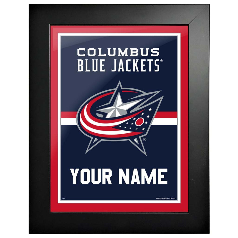 Columbus Blue Jackets - 12x16 Team Personalized Pic Frame