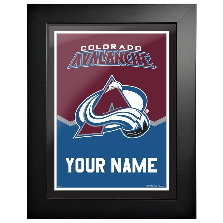 Colorado Avalanche - 12x16 Team Personalized Pic Frame