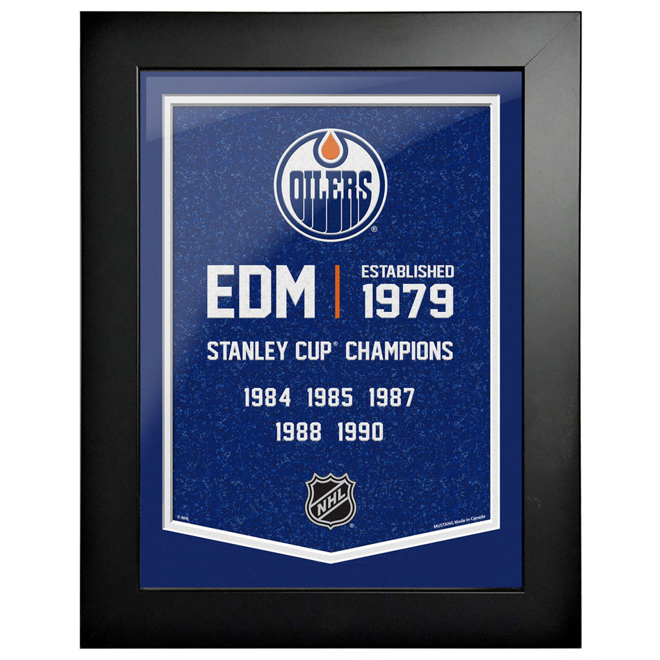 Edmonton Oilers Wall Art | Team Empire Frame 12" x 16"