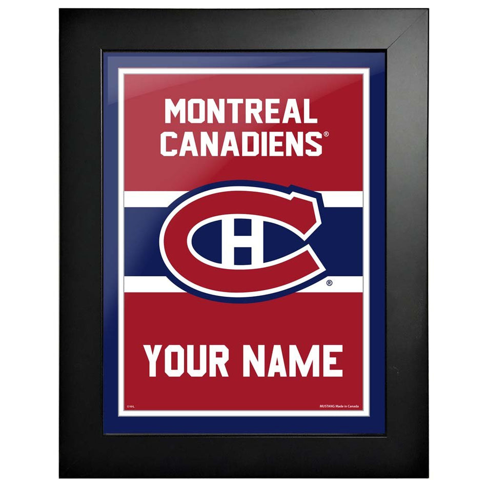 Montreal Canadiens - 12x16 Team Personalized Pic Frame