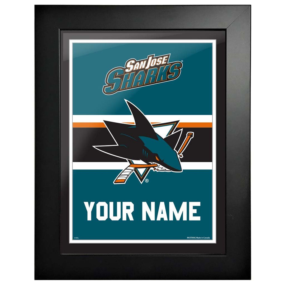 San Jose Sharks-12x16 Team Personalized Pic Frame