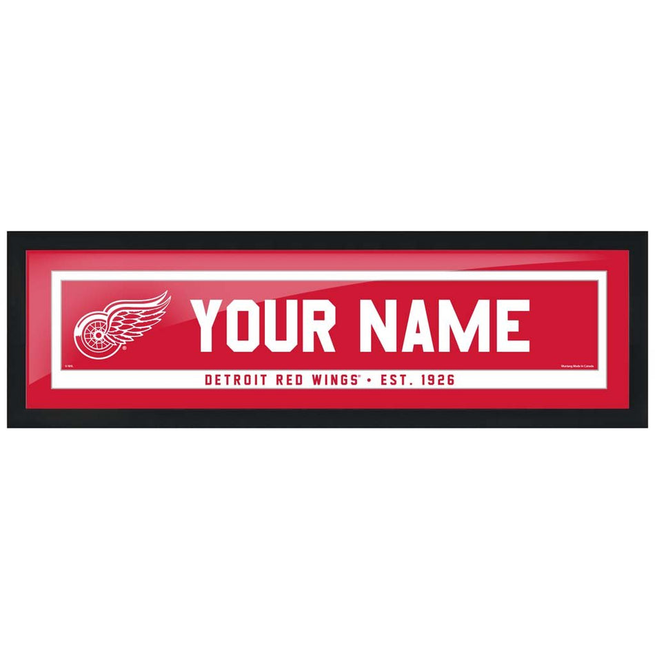 Detroit Red Wings - 6x22 Team Personalized Pic Frame