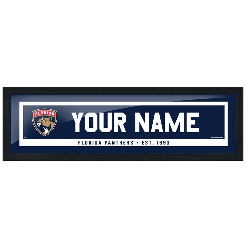 Florida Panthers - 6x22 Team Personalized Pic Frame