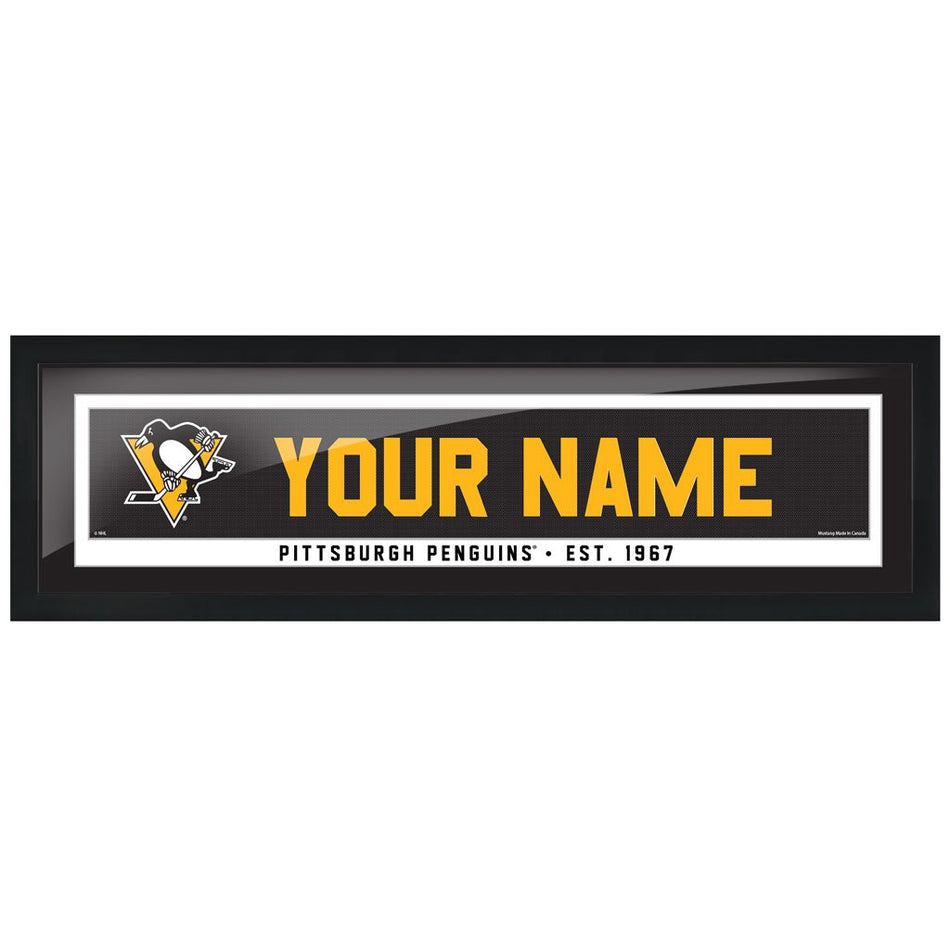 Pittsburgh Penguins -6x22 Team Personalized Pic Frame