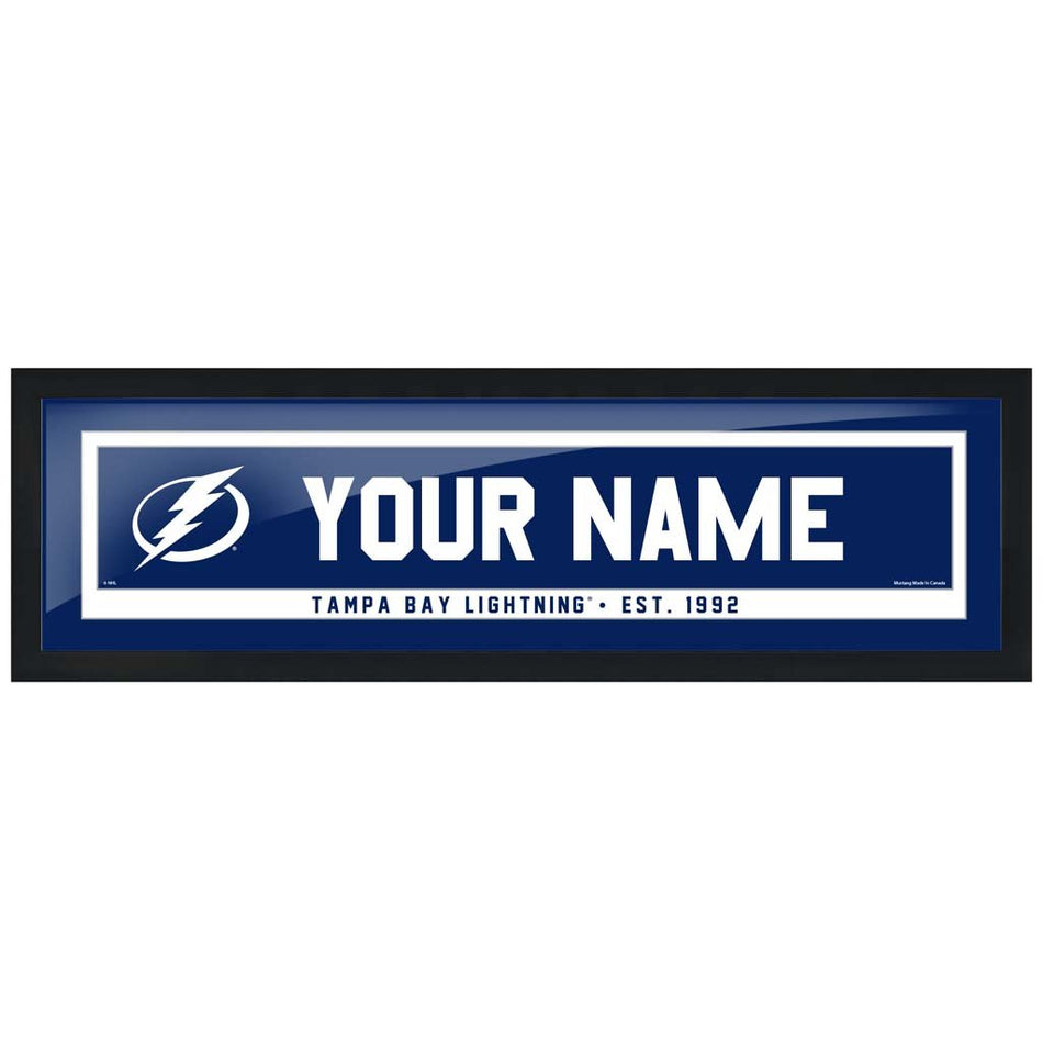Tampa Bay Lightning-6x22 Team Personalization Pic Frame