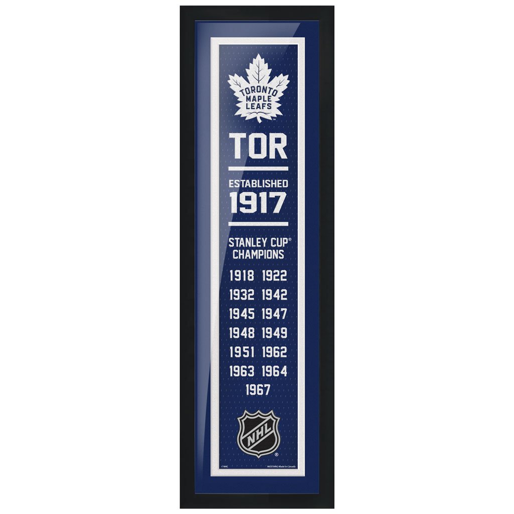 Toronto Maple Leafs Art-Empire Frame 6"x22"