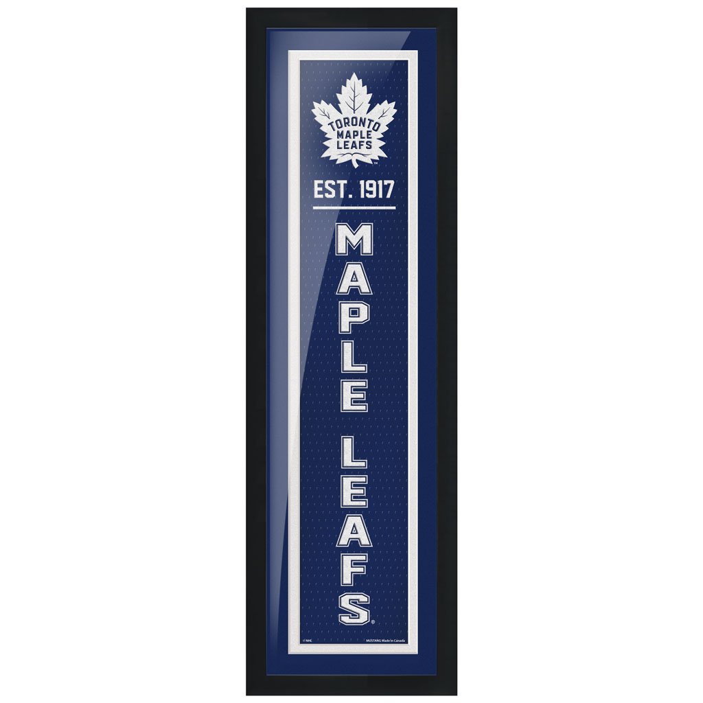 Toronto Maple Leafs Art-Established Frame 6"x22"