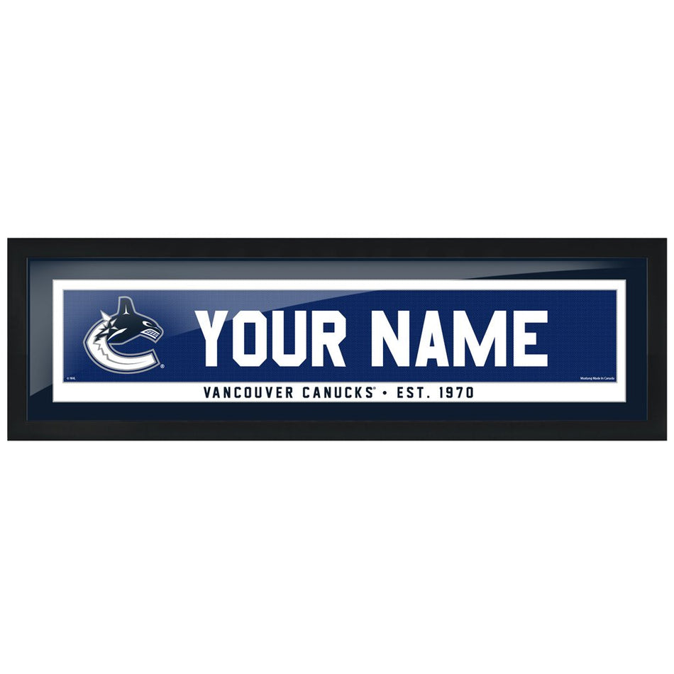 Vancouver Canucks-6x22 Team Personalization Pic Frame