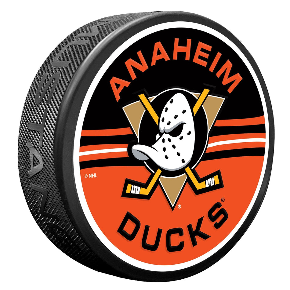 Anaheim Ducks Puck - Half & Half