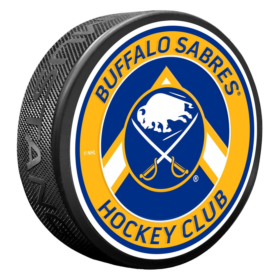 Buffalo Sabres Puck - Chevron Banner