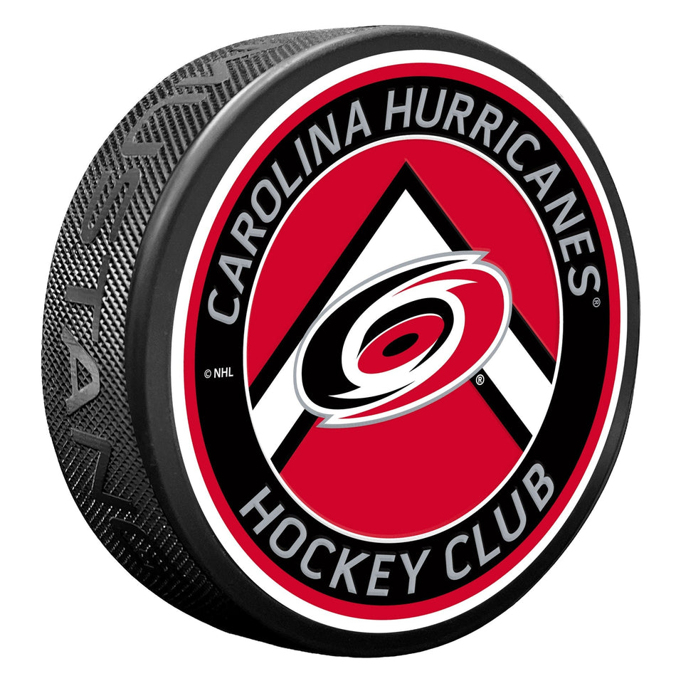 Carolina Hurricanes Puck - Chevron Banner