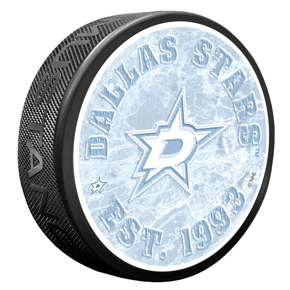 Dallas Stars Puck - Frozen