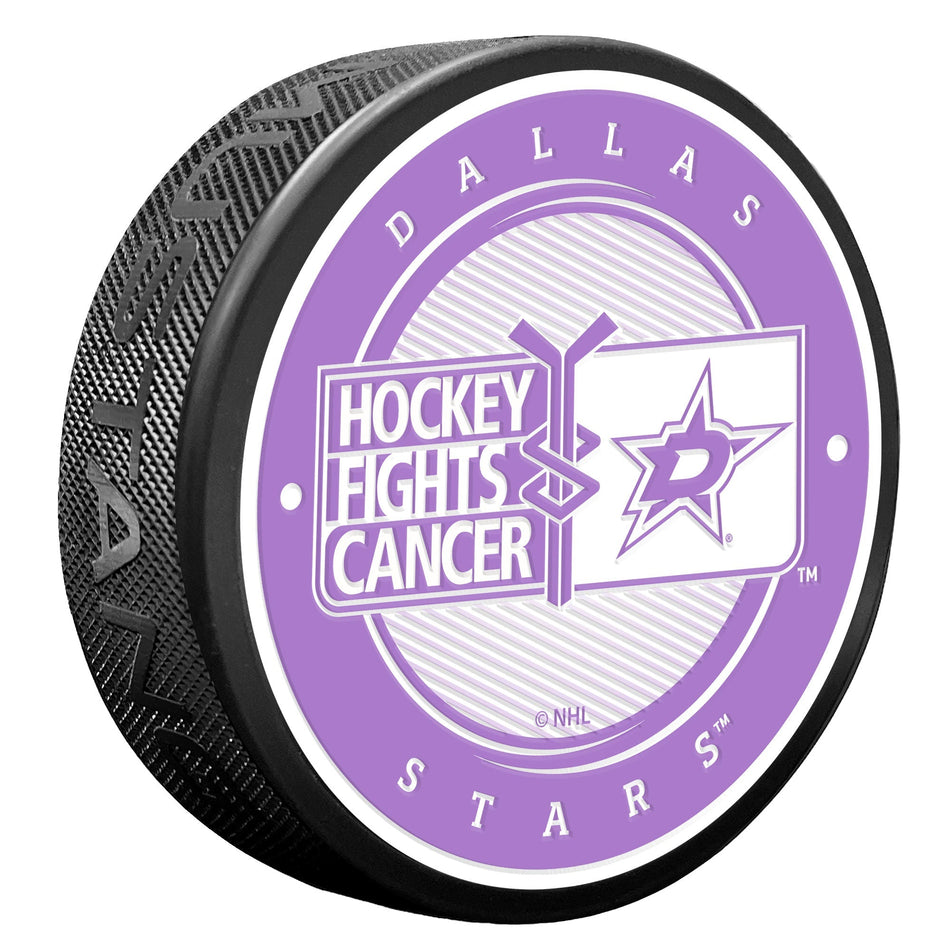Dallas Stars Puck - Hockey Fights Cancer