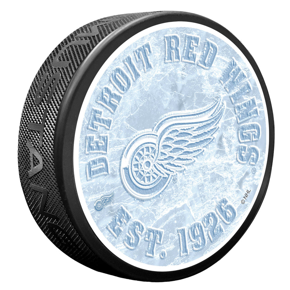 Detroit Red Wings Puck - Frozen