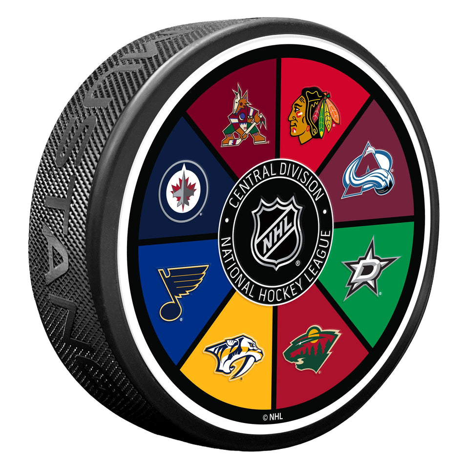 NHL Central Division Puck
