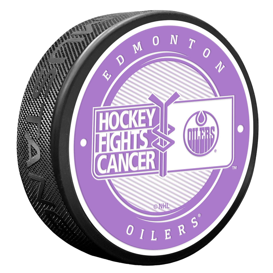 Edmonton Oilers Puck | Hockey Fights Cancer