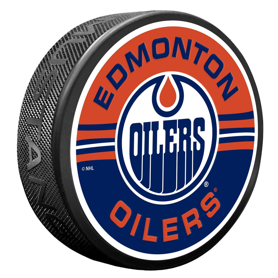 Edmonton Oilers Puck | Half & Half