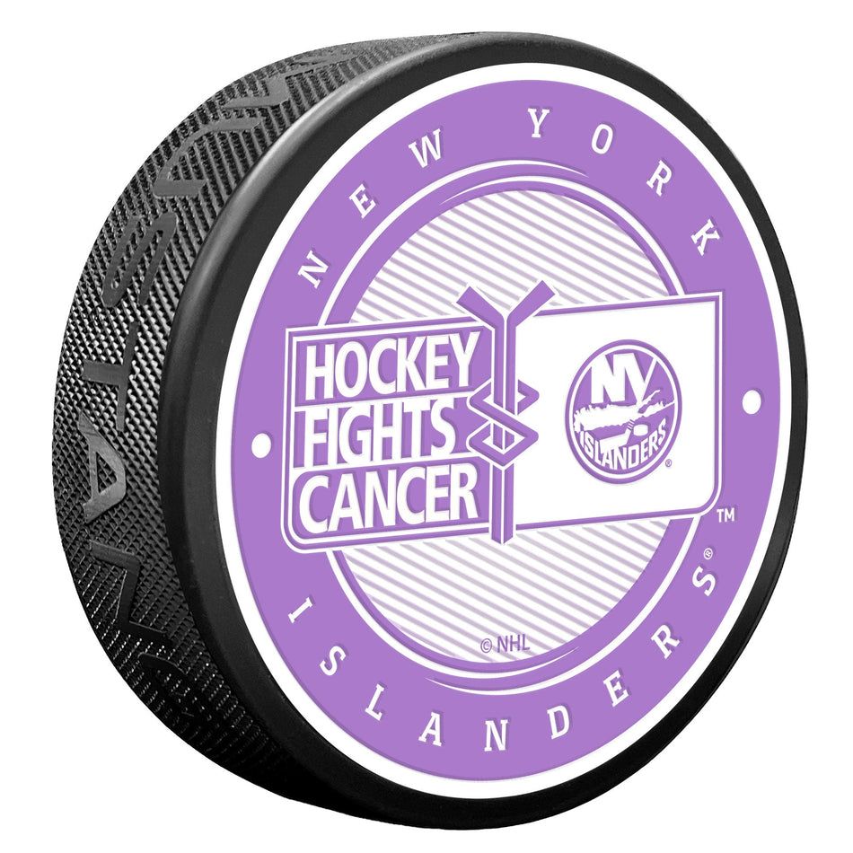 New York Islanders Puck - Hockey Fights Cancer