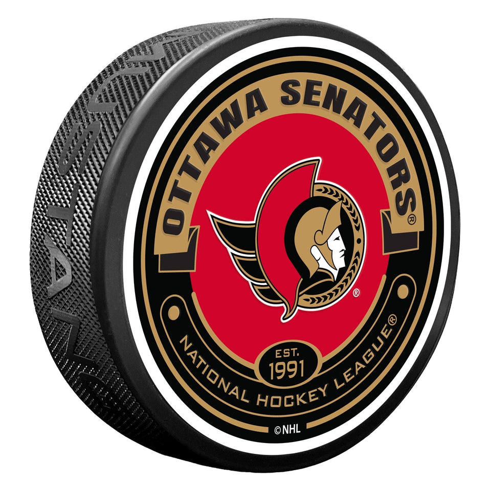 Ottawa Senators Puck - Rinkside