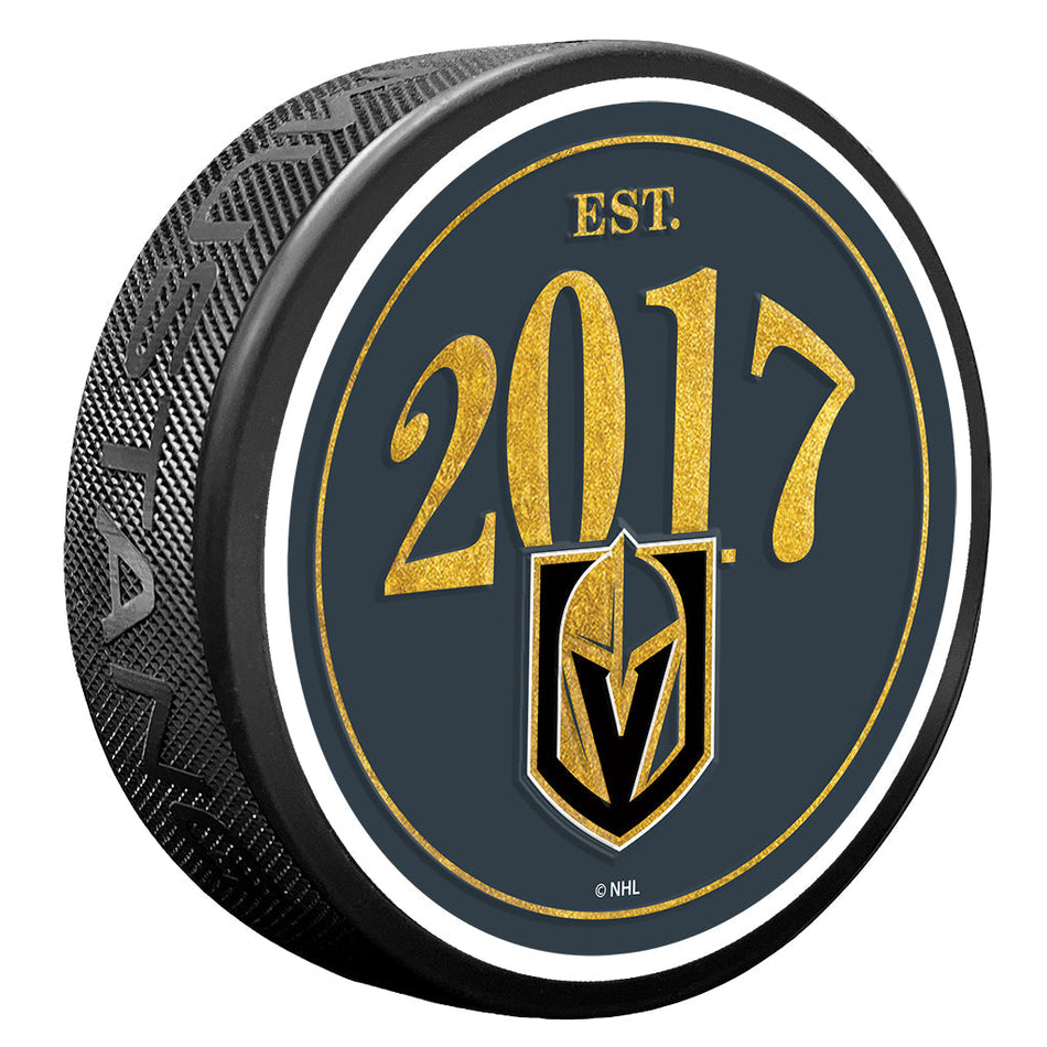 Vegas Golden Knights Puck - Founding Year