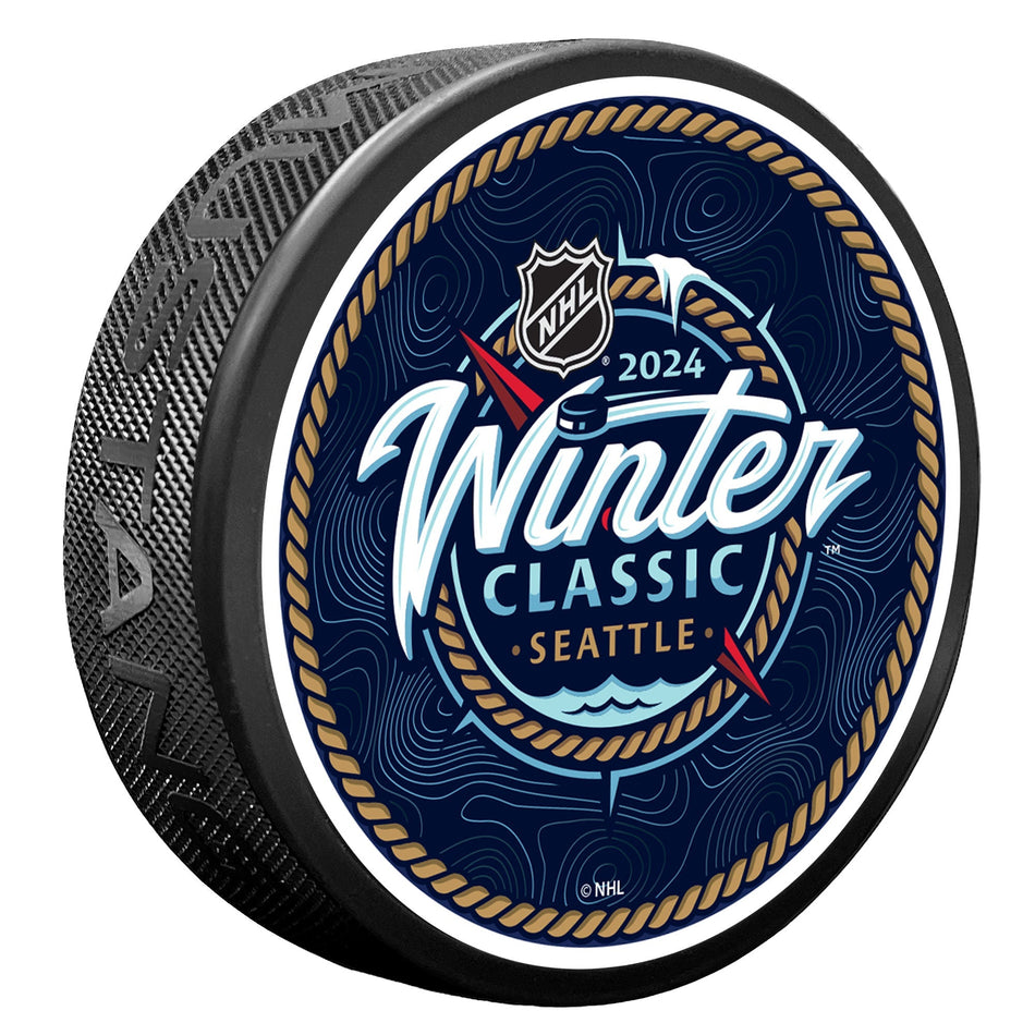 NHL Winter Classic 2024 Event Logo Puck