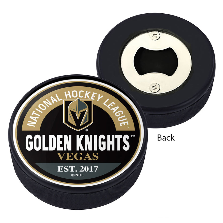 Vegas Golden Knights Puck Bottle Opener