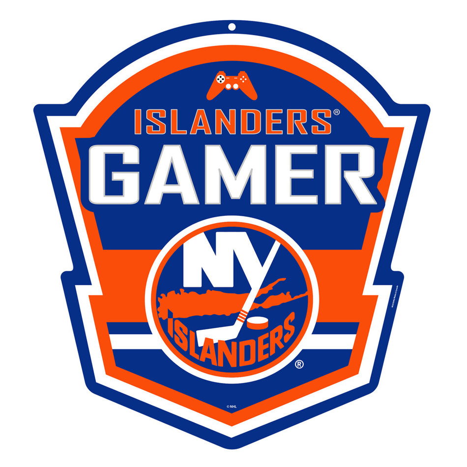New York Islanders 22" Gamer Controller Sign - PVC