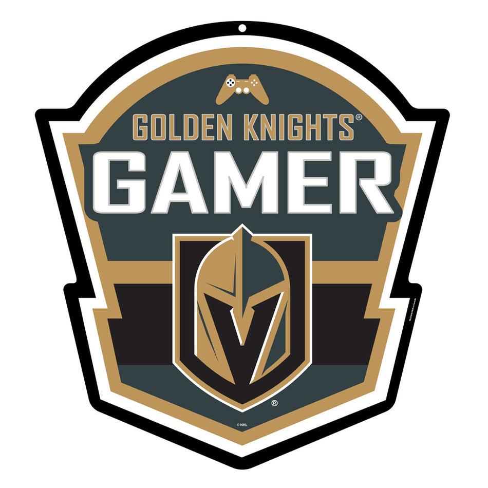 Vegas Golden Knights 22" Gamer Controller Sign - PVC