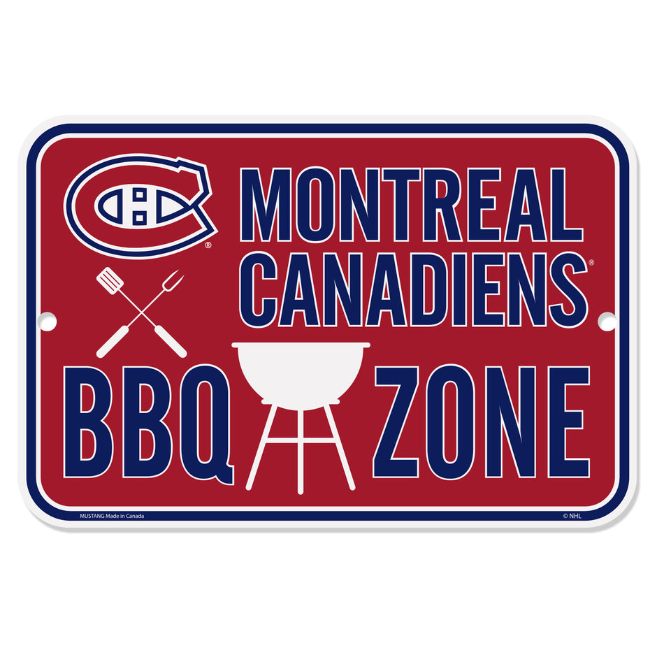 Montreal Canadiens Sign - 10"x15" BBQ Zone