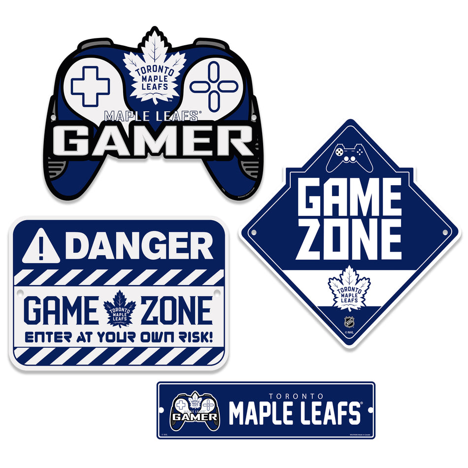 Toronto Maple Leafs Gaming Sign Set - 4 Piece