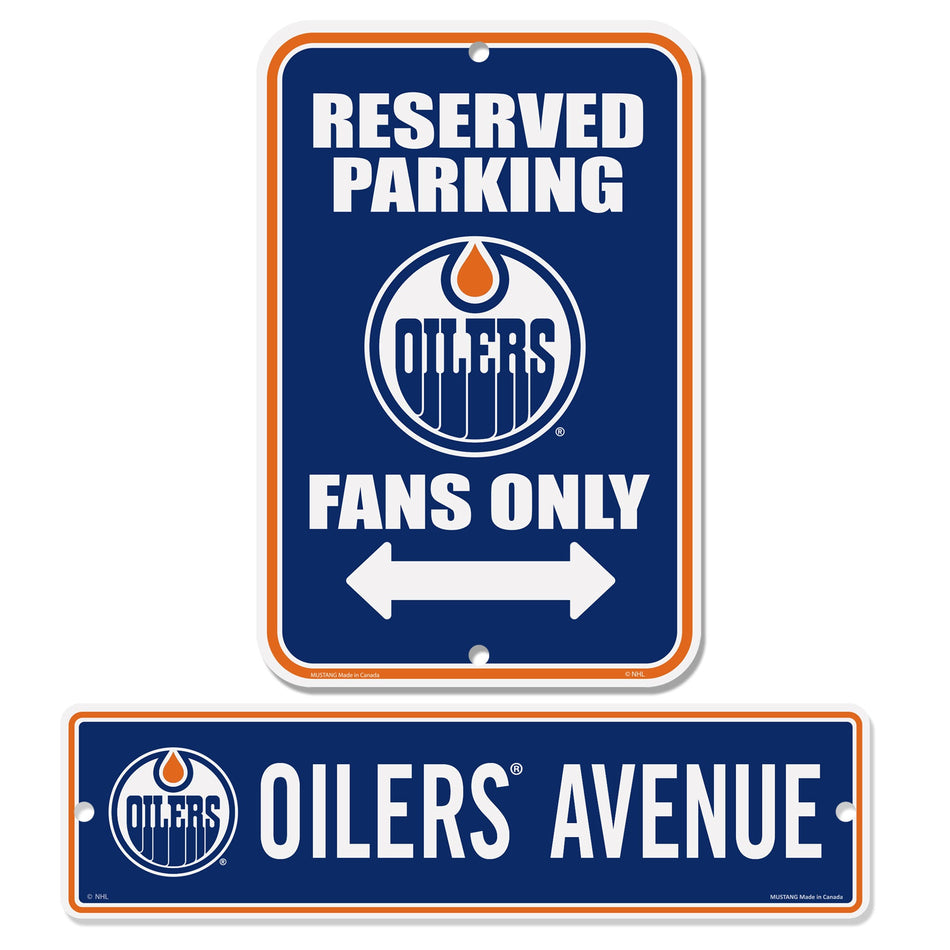 Edmonton Oilers Sign Set | Two Pack