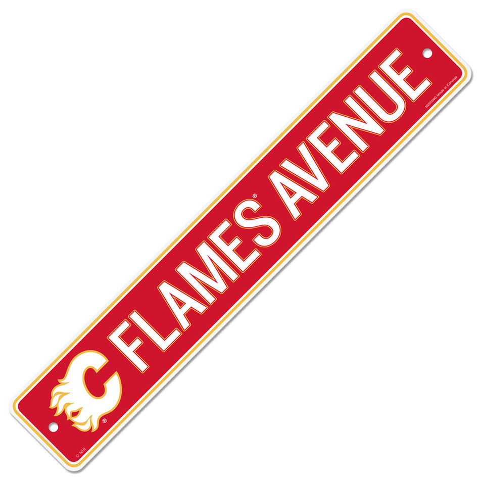 Calgary Flames 4x23 Street Sign