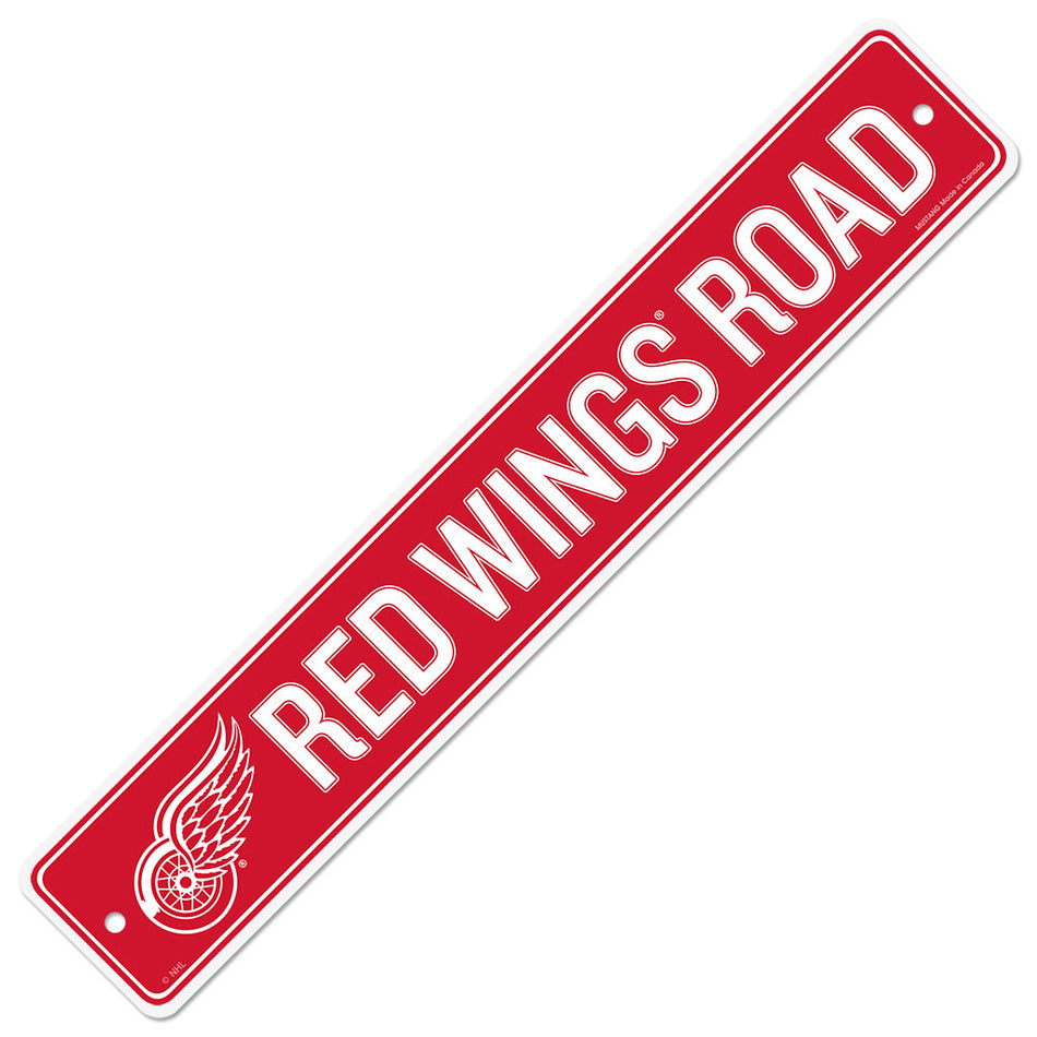 Detroit Red Wings 4x23 Street Sign