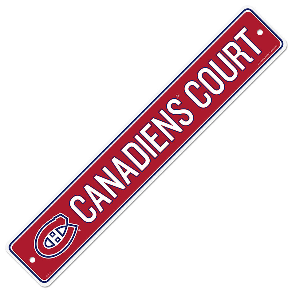 Montreal Canadiens 4x23 Street Sign