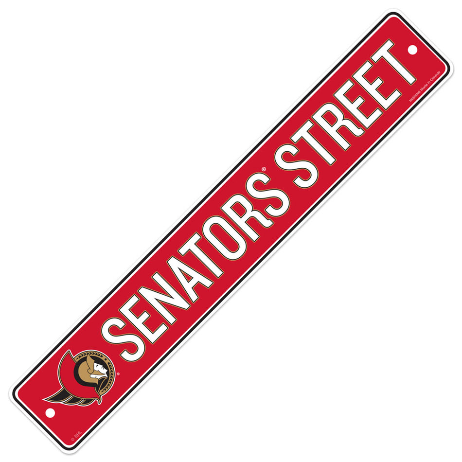 Ottawa Senators 4x23 Street Sign