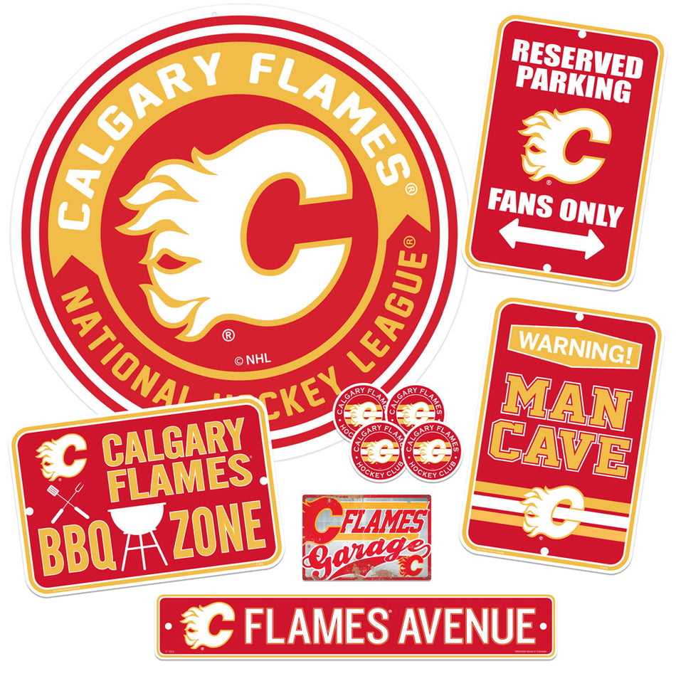 Calgary Flames Ultimate Fan Set - 7 Pack