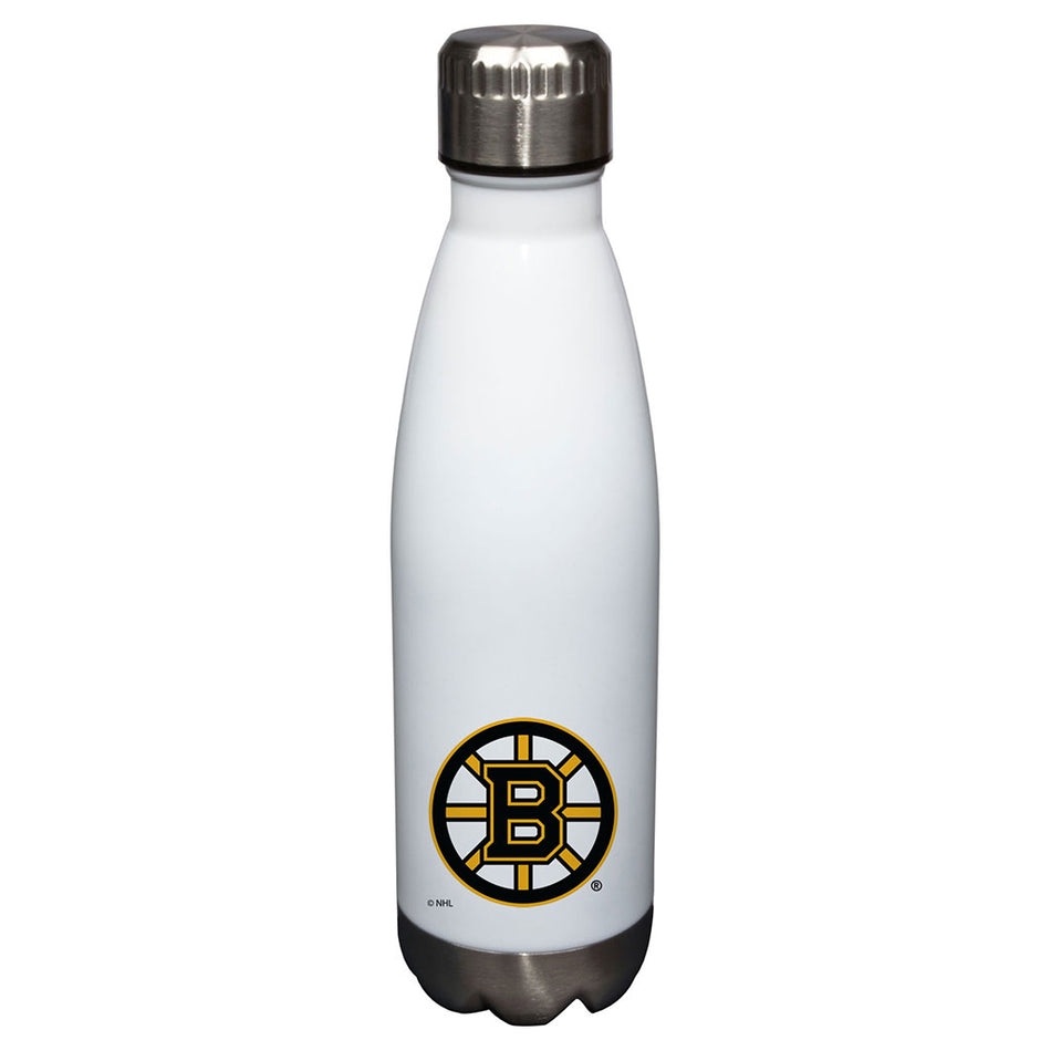 17oz White Boston Bruins Glacier Water Bottle