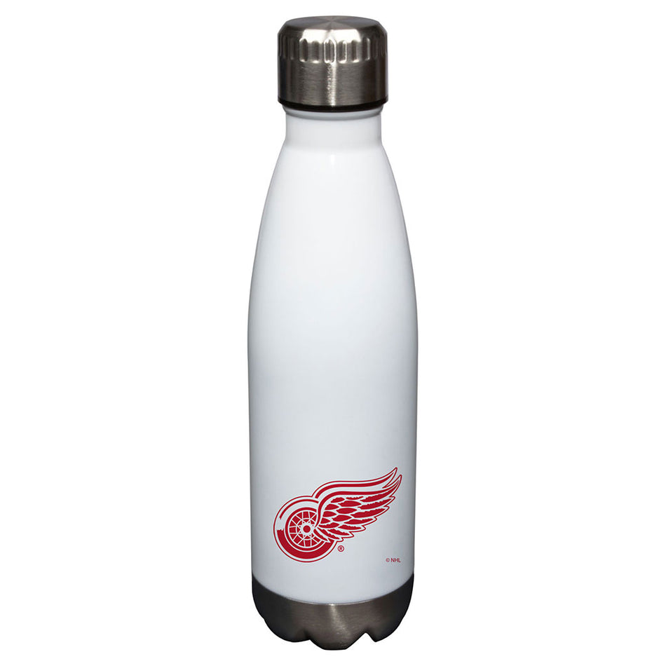 17oz White Detroit Red Wings Glacier Water Bottle