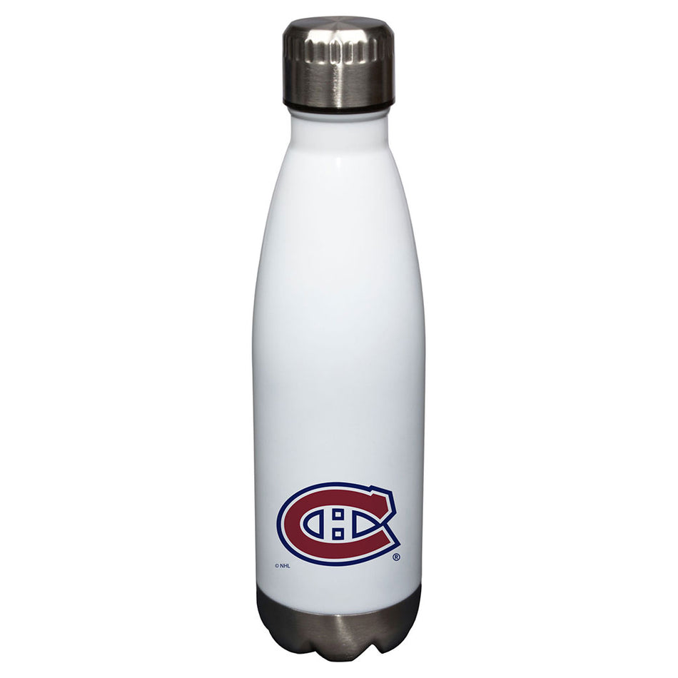 17oz White Montreal Canadiens Glacier Water Bottle