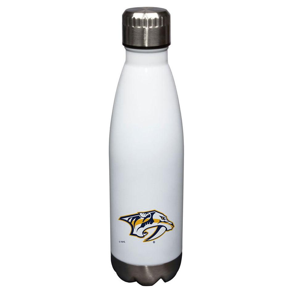 17oz White Nashville Predators Glacier Water Bottle