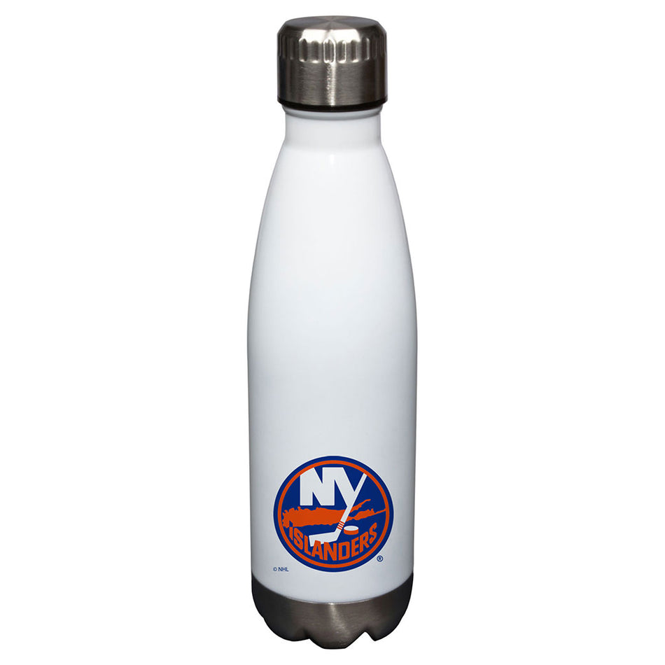 17oz White New York Islanders Glacier Water Bottle