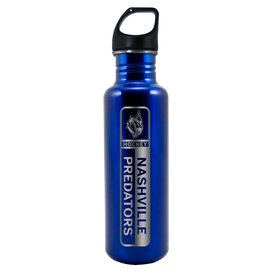 Nashville Predators 26oz Stainless Steel Water Bottle Team Design 056