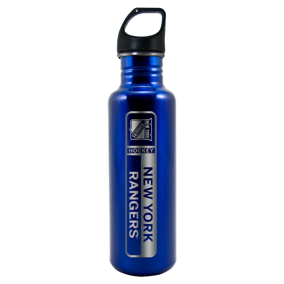 New York Rangers 26oz Stainless Steel Water Bottle Team Design 056