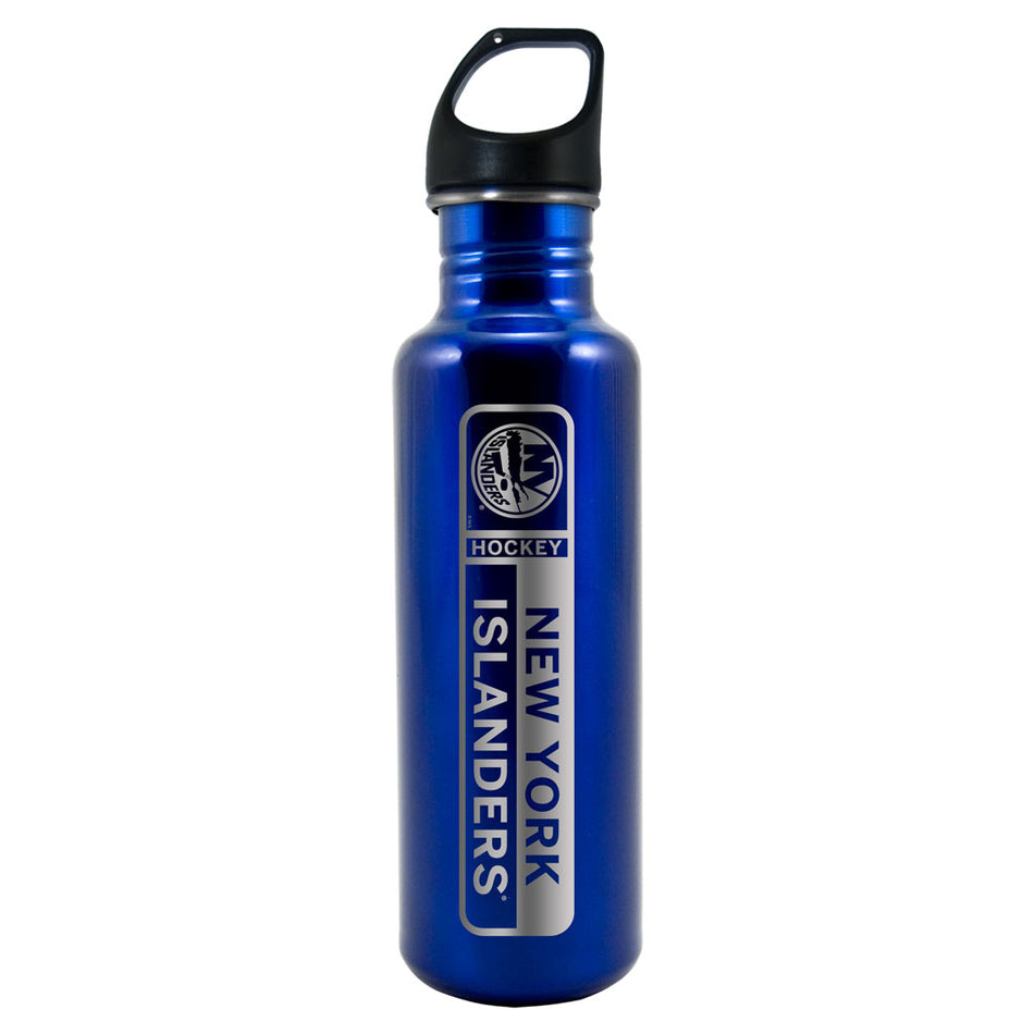 New York Islanders 26oz Stainless Steel Water Bottle Team Design 056
