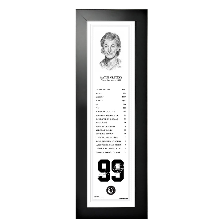 1999 Wayne Gretzky - NHL Legends  6x22 Frame